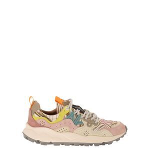 Flower Mountain Women Yamano 3 - Sneakers In Suede And Technical Fabric